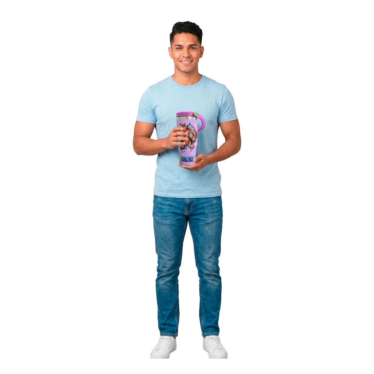 Termo Acero Inoxidable One Piece Morado 887 ml