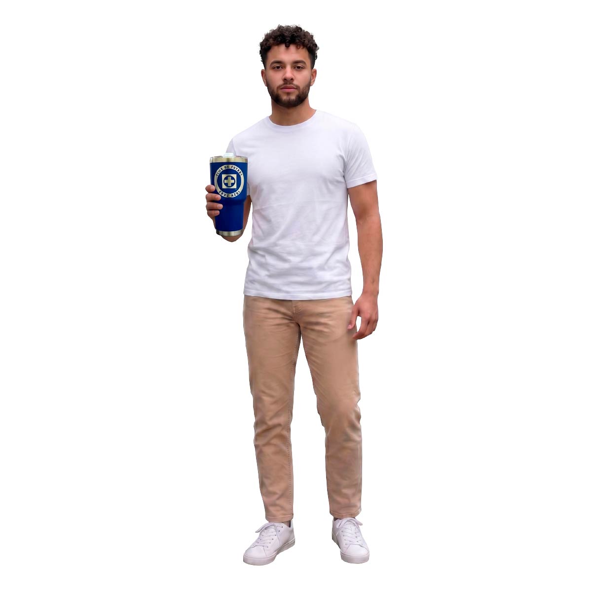 Termo Cruz Azul Azul 30 Oz