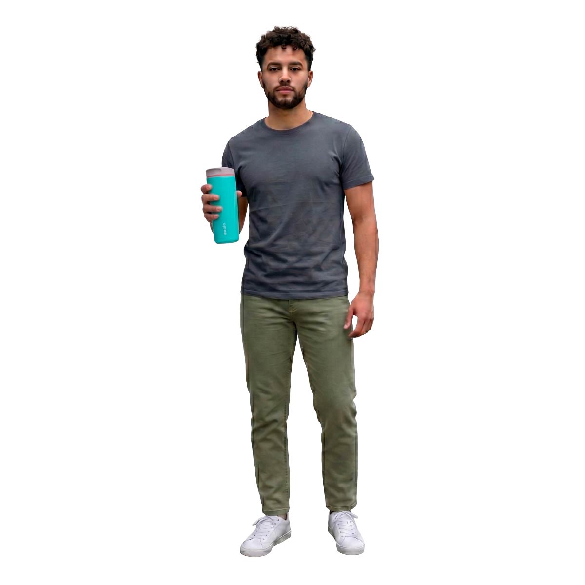 Vaso Para Café Owala Smoothsip Azul Agua 20 Oz