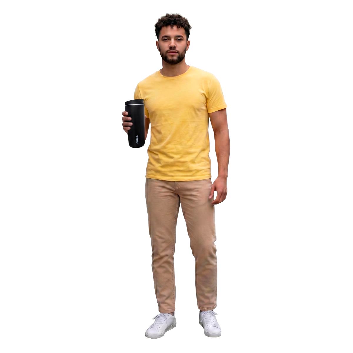 Vaso Para Café Owala Smoothsip Negro 20 Oz