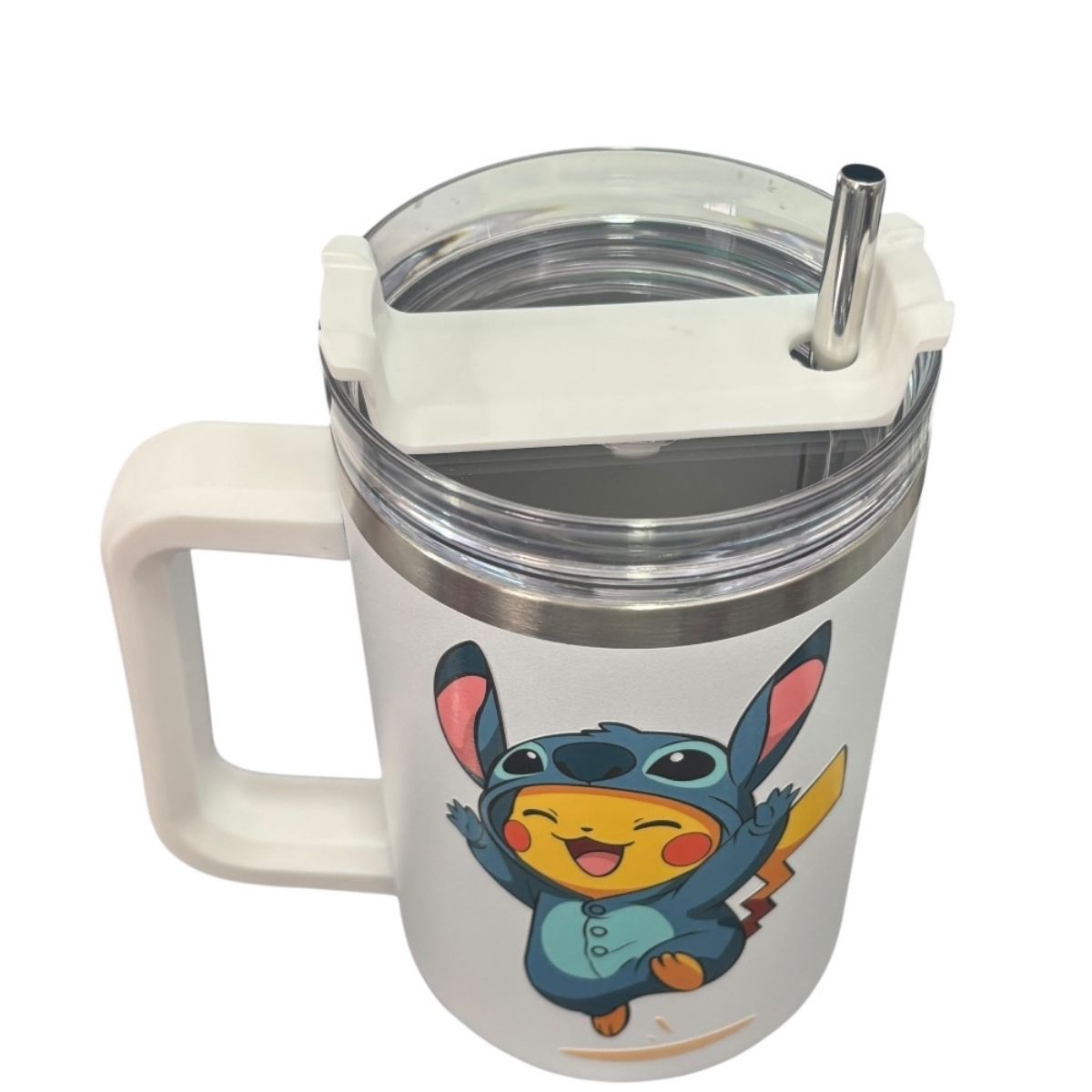 Termo Color Blanco Pikachu 1.2 Litros
