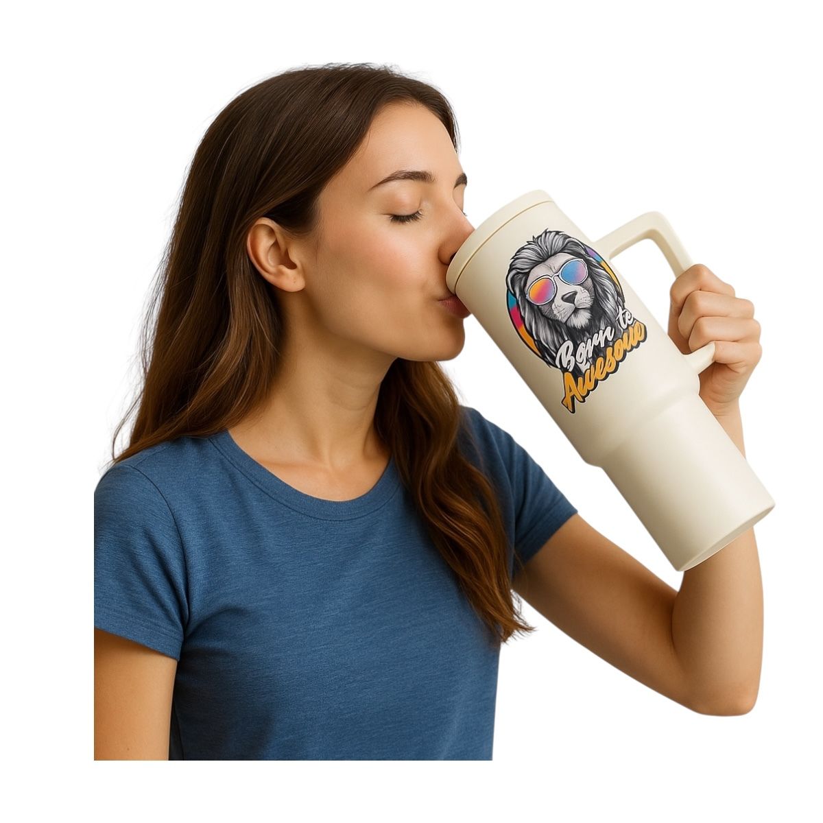 Termo Blanco Mate León 1.2 Litros