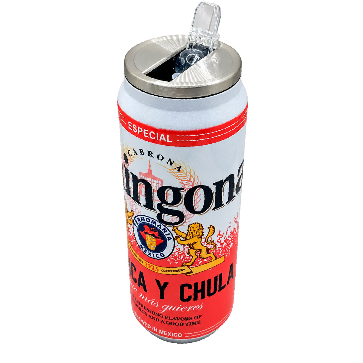 Set de 3 termos de acero inoxidable, edición especial México chingón