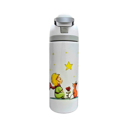 Termo Acero Inoxidable El Principito Blanco 720 Ml