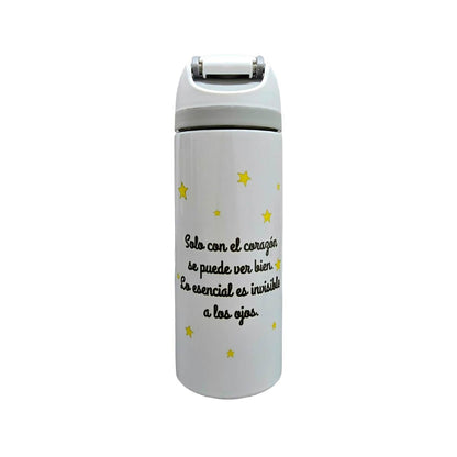 Termo Acero Inoxidable El Principito Blanco 720 Ml