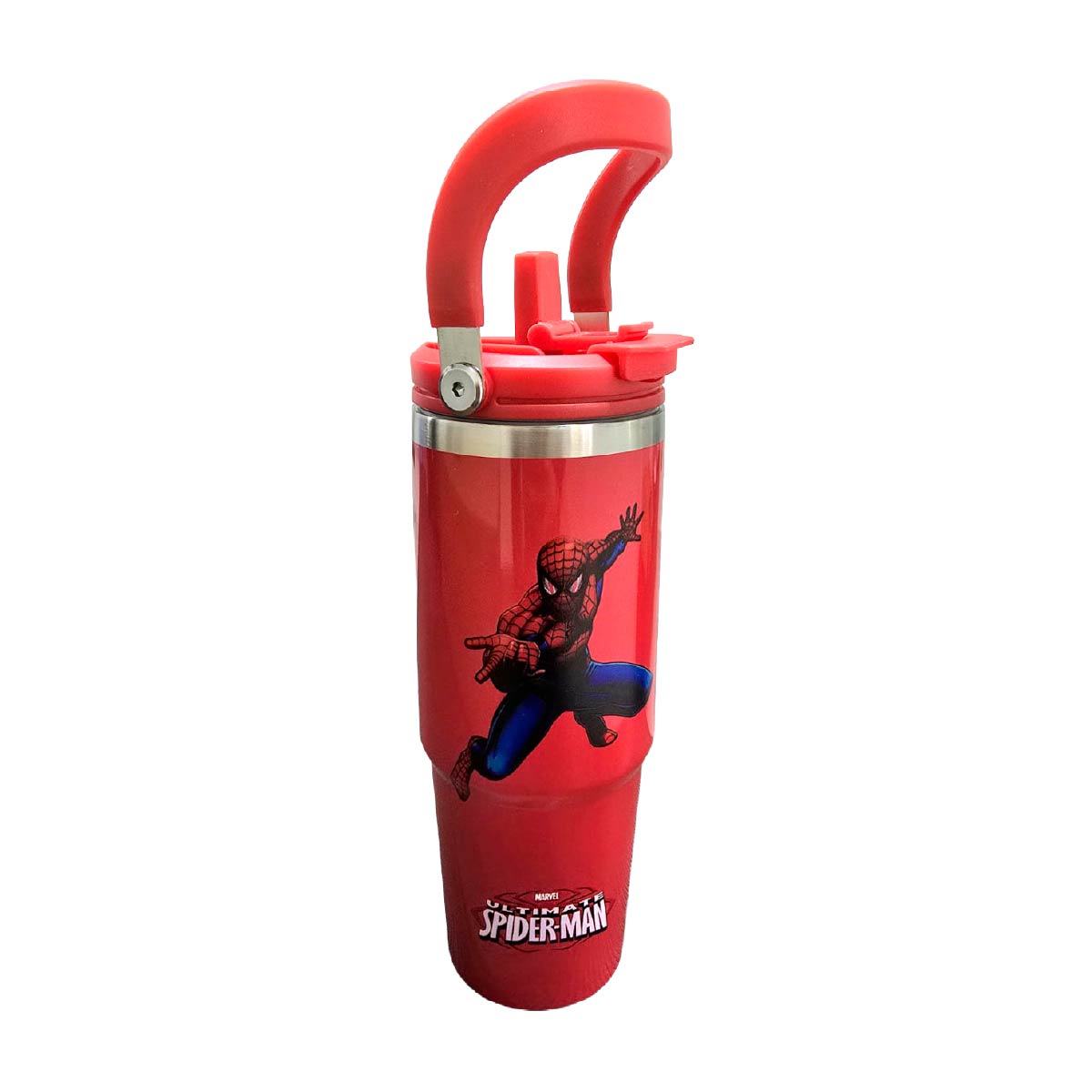 Termo Acero Inoxidable Spiderman Rojo 887 ml