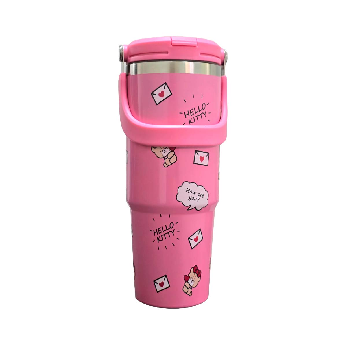 Termo Acero Inoxidable Hello Kitty Rosa 887 ml