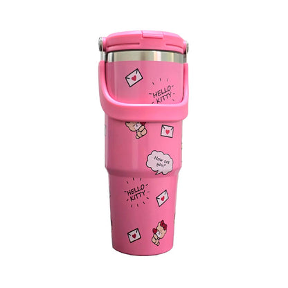 Termo Acero Inoxidable Hello Kitty Rosa 887 ml