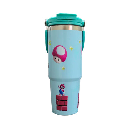Termo Acero Inoxidable Mario Bros Verde 887 ml