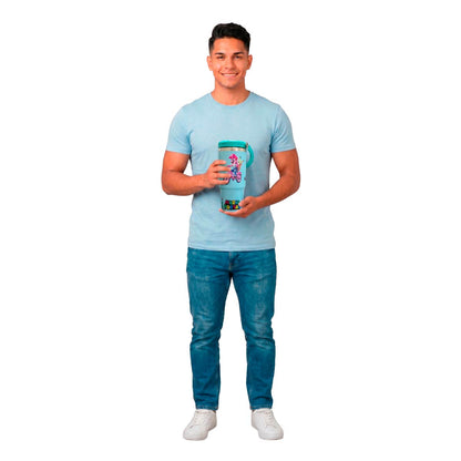 Termo Acero Inoxidable Mario Bros Verde 887 ml