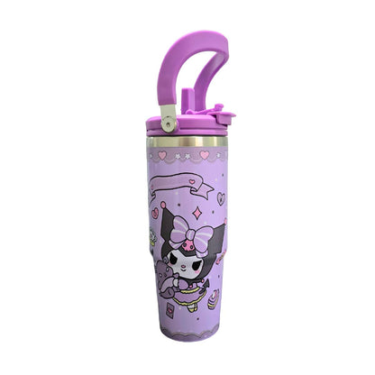 Termo Acero Inoxidable Kuromi Morado 887 ml