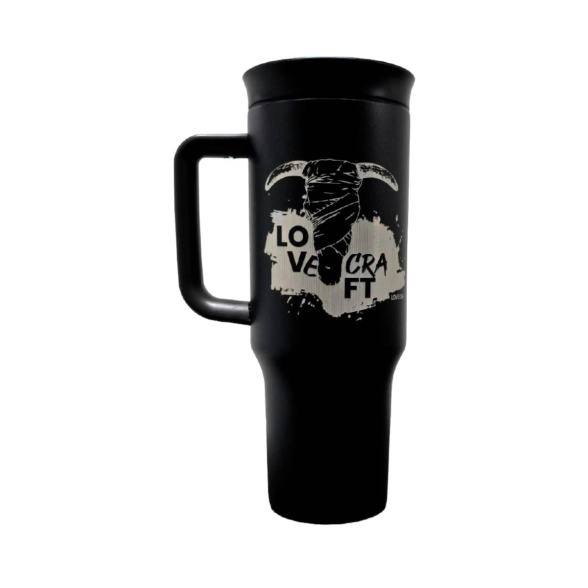 Termo Acero Inoxidable El Horror Lovecraft Estrés Negro 1.2 L