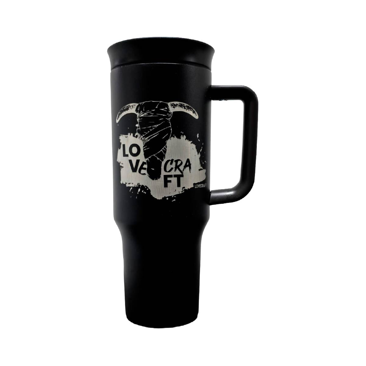 Termo Acero Inoxidable El Horror Lovecraft Estrés Negro 1.2 L
