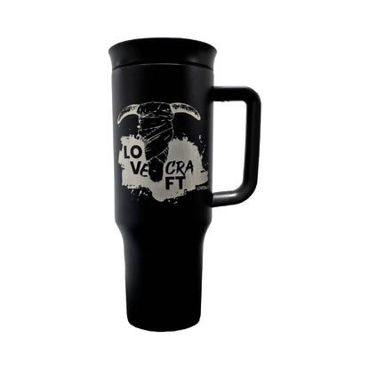 Termo Acero Inoxidable El Horror Lovecraft Estrés Negro 1.2 L