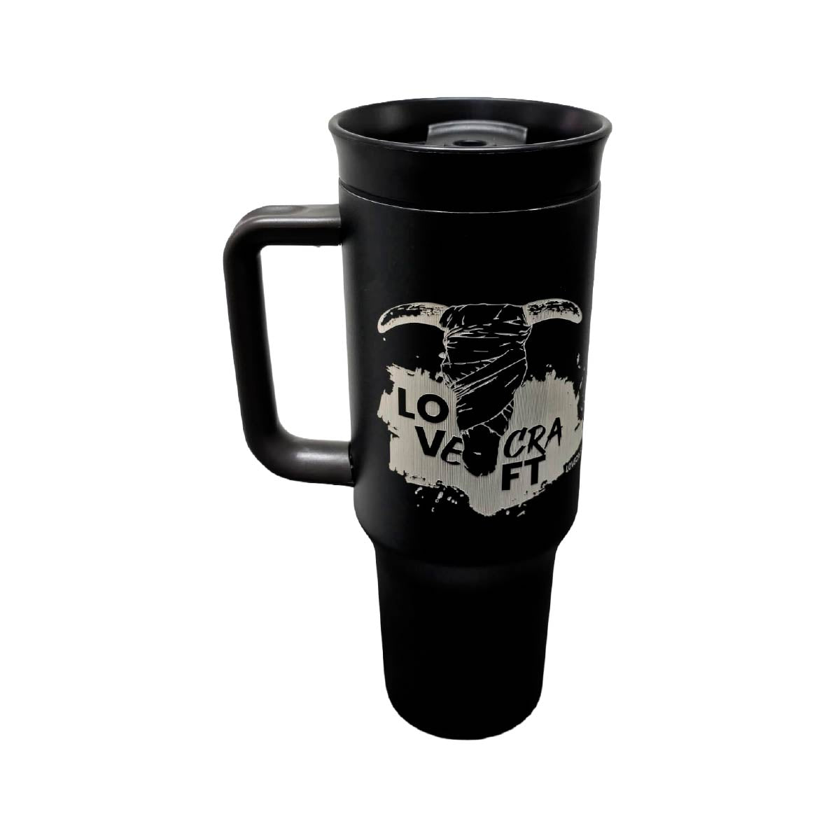 Termo Acero Inoxidable El Horror Lovecraft Estrés Negro 1.2 L