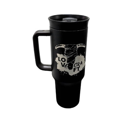 Termo Acero Inoxidable El Horror Lovecraft Estrés Negro 1.2 L