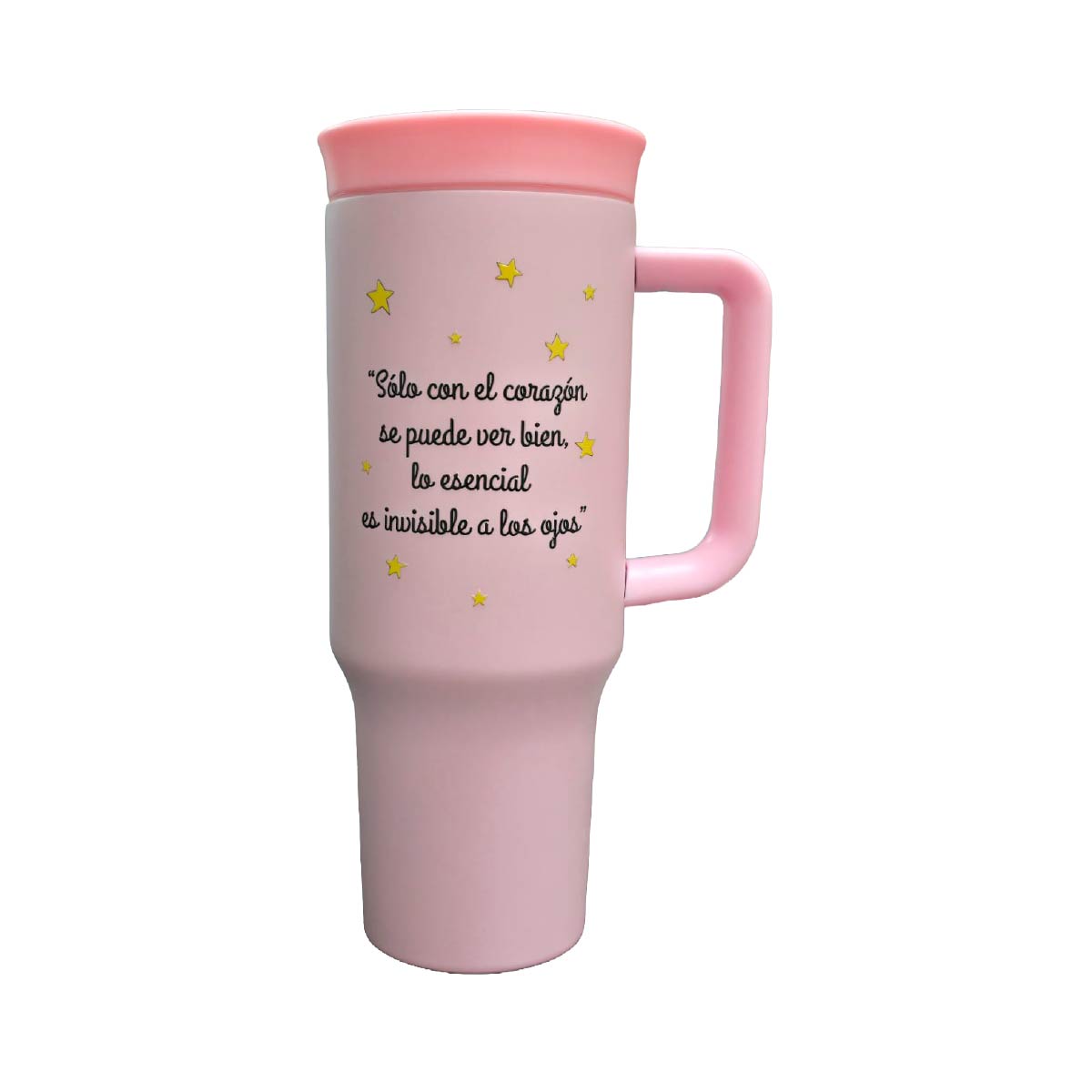 Termo Acero Inoxidable El Principito Rosa 1.2 L