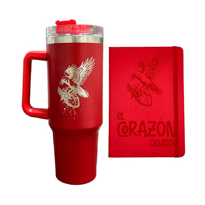 Set Termo Y Libreta El Corazón Delator