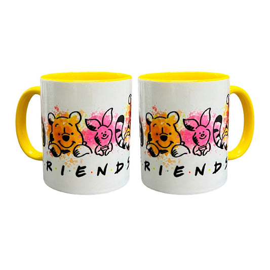 Set De 2 Tazas Amigos De Winnie