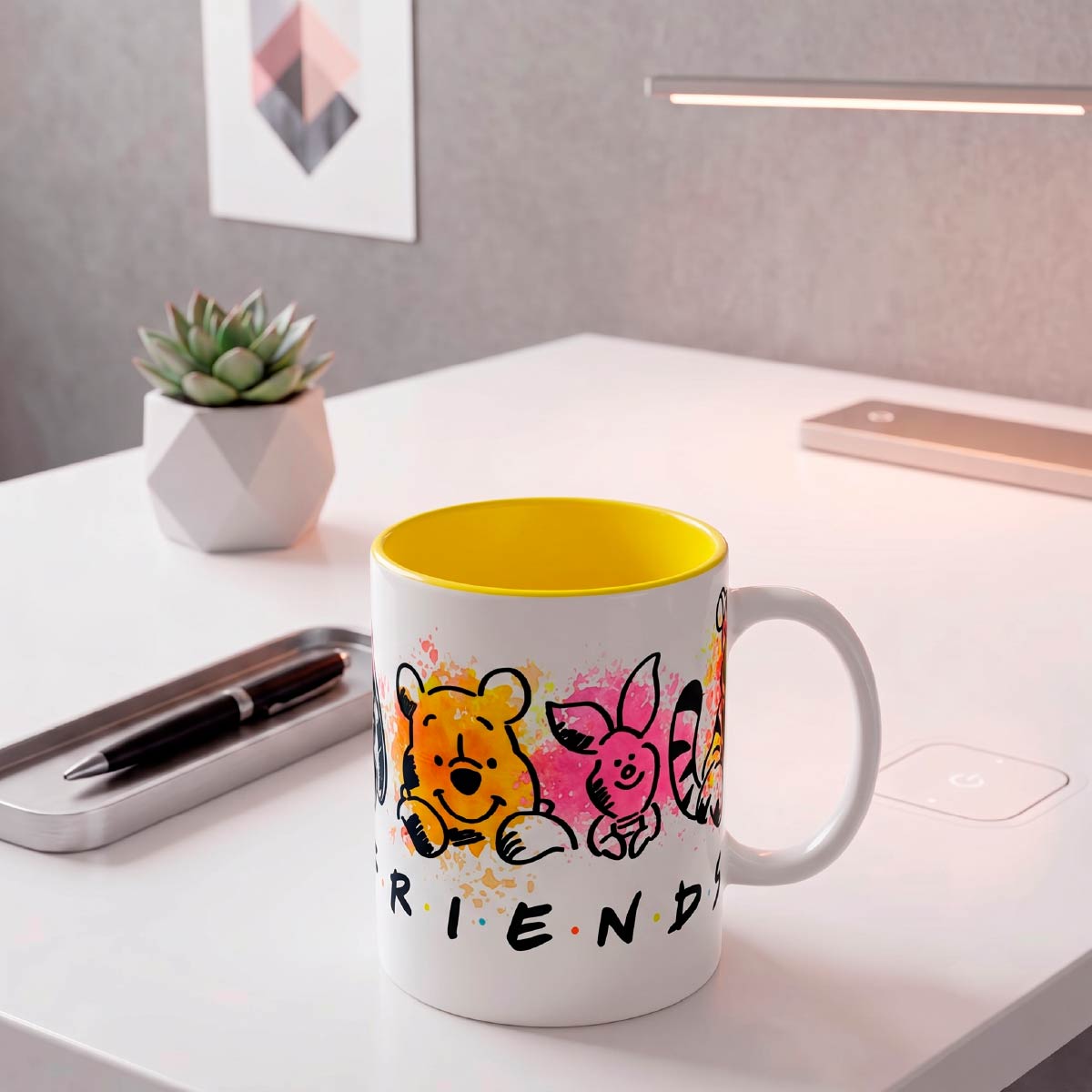 Set De 2 Tazas Amigos De Winnie