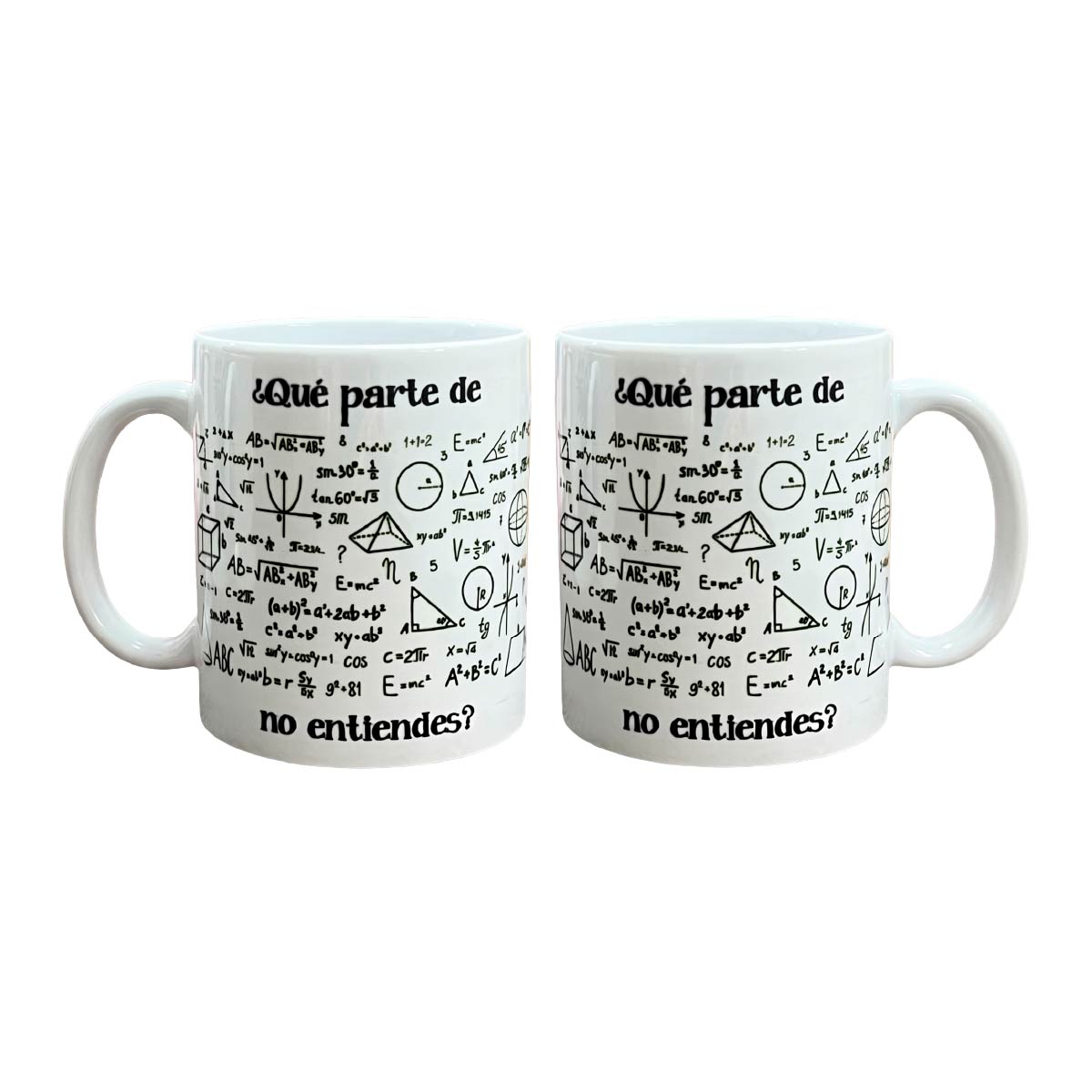 Set De 2 Tazas Qué Parte No Entiendes