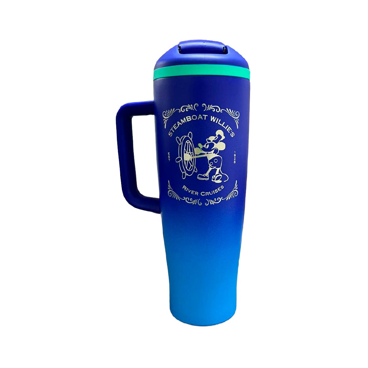 Termo Acero Inoxidable Mickey Steamboat Willie Azul 1.2 L