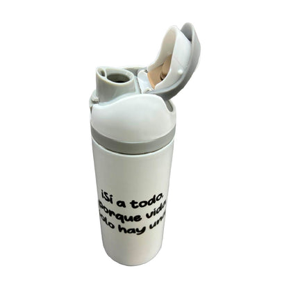 Termo Acero Inoxidable Pato Merlín Blanco 720 ml