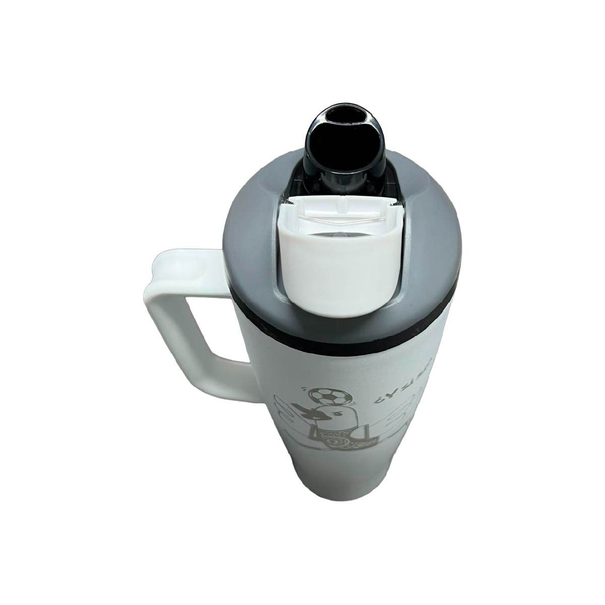 Termo Acero Inoxidable Pato Merlín Blanco 1.2 L