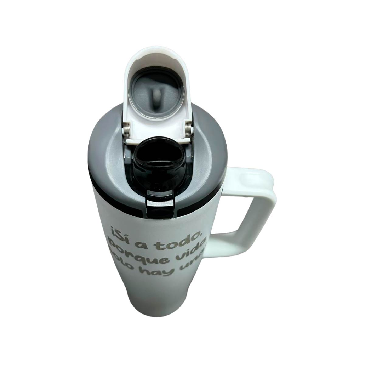 Termo Acero Inoxidable Pato Merlín Blanco 1.2 L