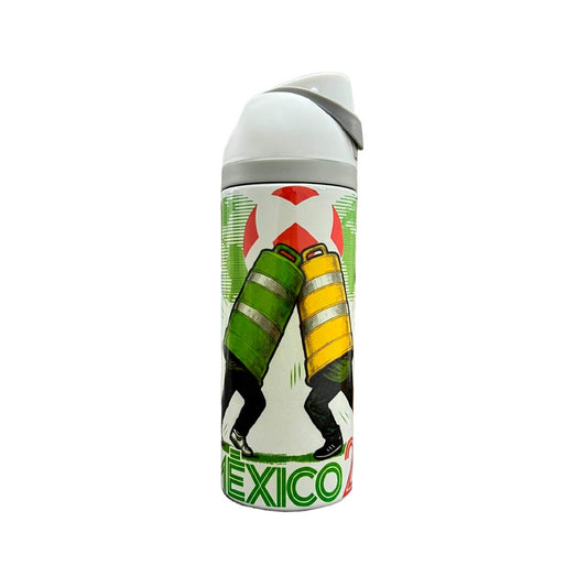 Termo Acero Inoxidable México 2026 Blanco 720 ml