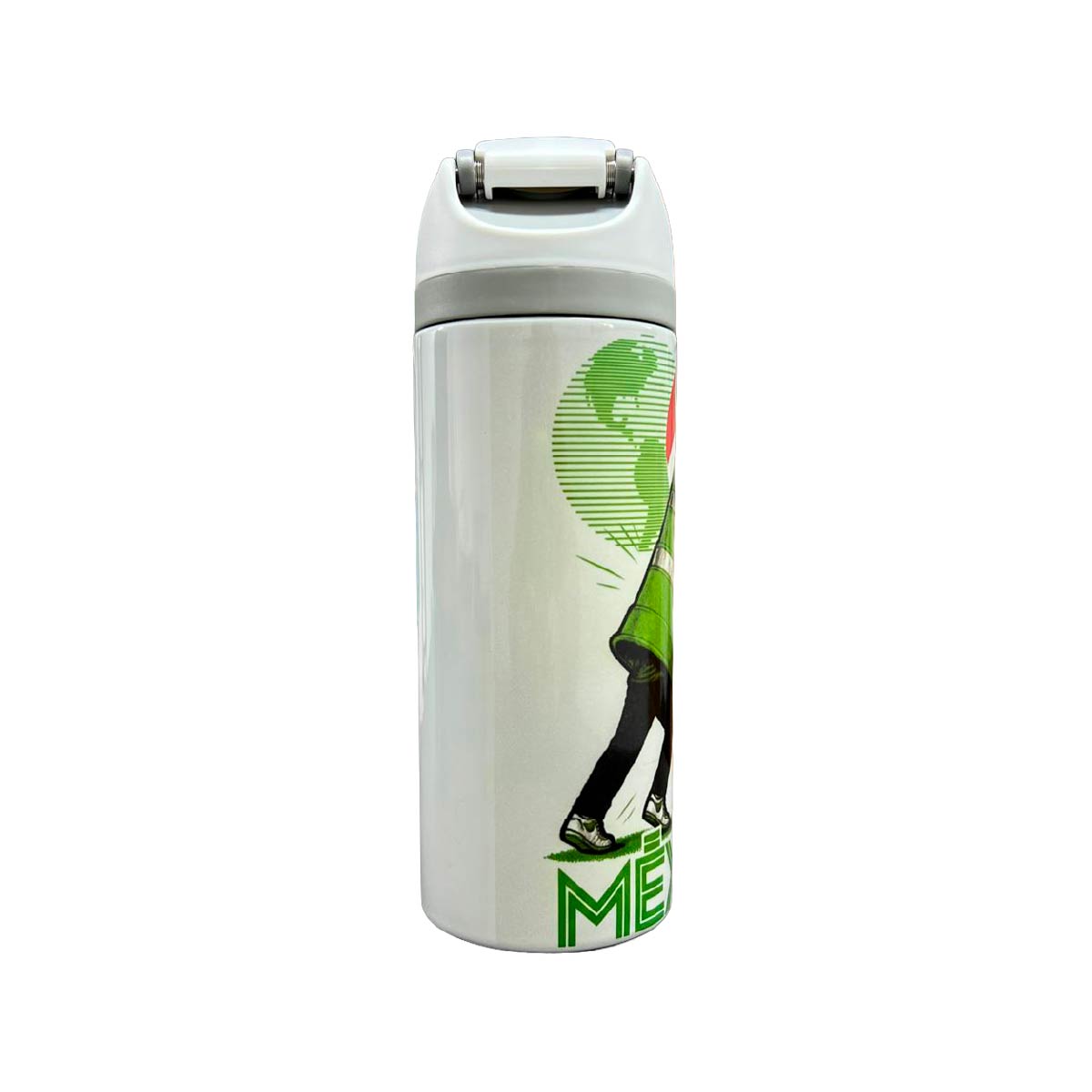 Termo Acero Inoxidable México 2026 Blanco 720 ml