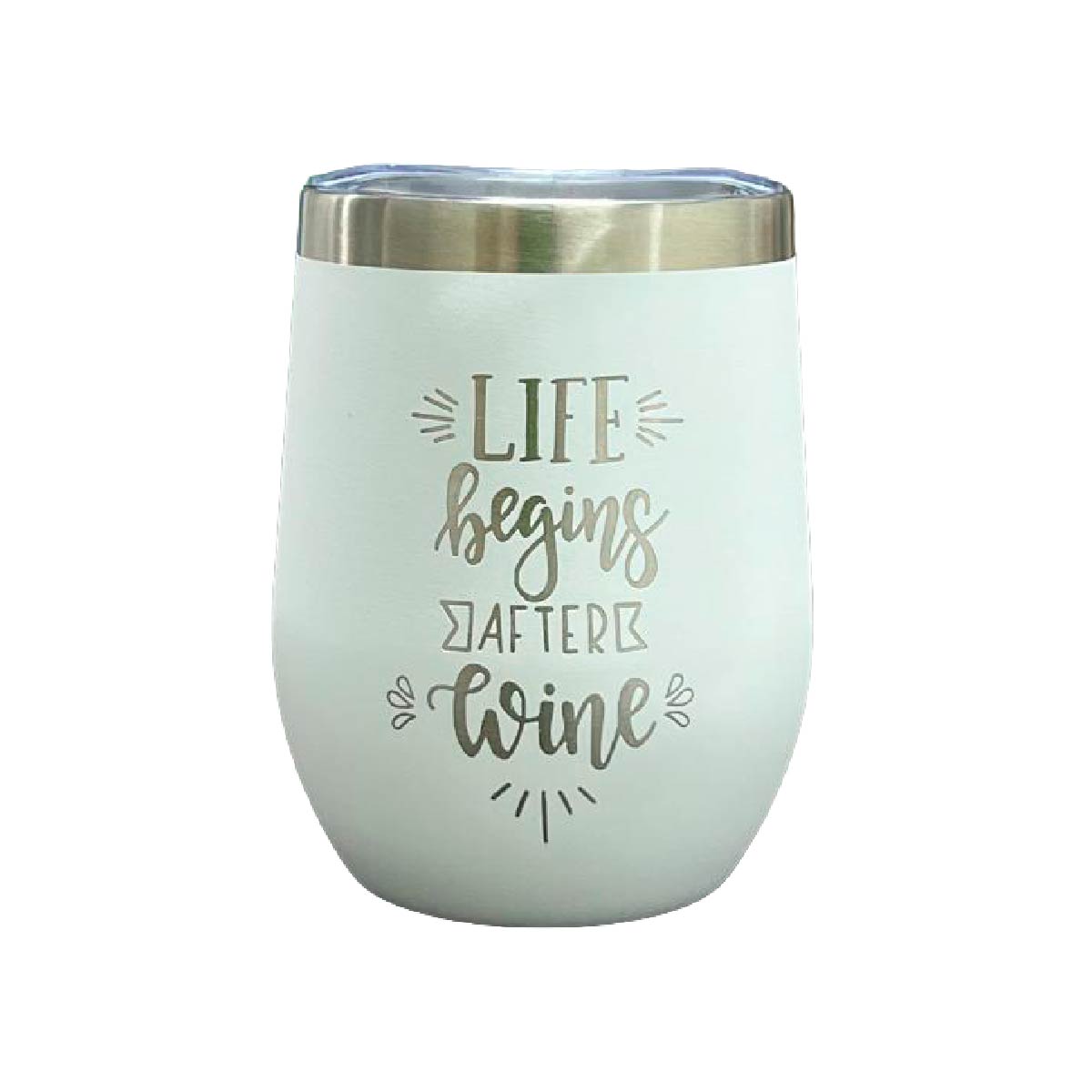 Set De 3 Termos Para Vino Frases Blanco