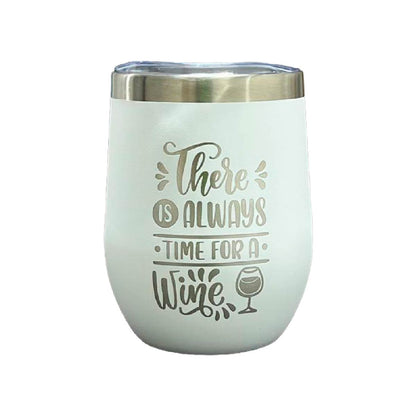 Set De 3 Termos Para Vino Frases Blanco