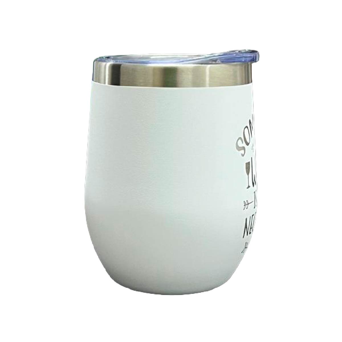 Set De 3 Termos Para Vino Frases Blanco