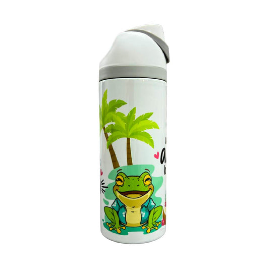 Termo Acero Inoxidable Rana Blanco 720 ml
