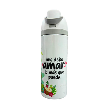 Termo Acero Inoxidable Rana Blanco 720 ml