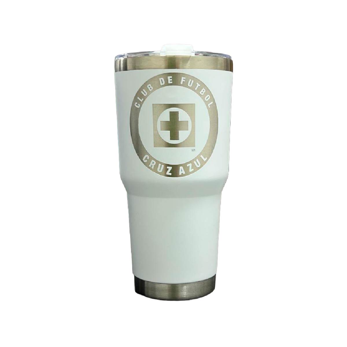 Termo Cruz Azul Blanco 30 Oz