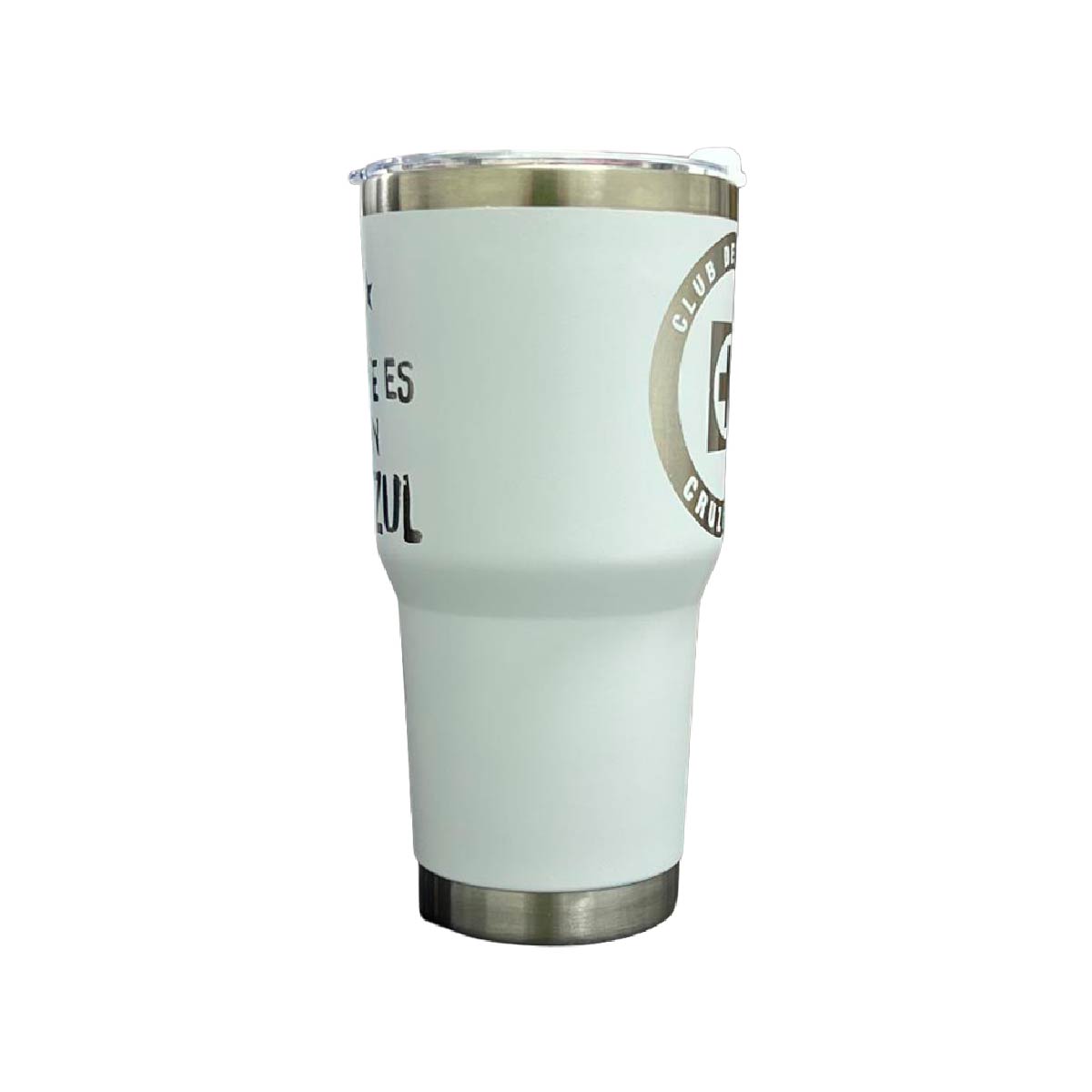 Termo Cruz Azul Blanco 30 Oz