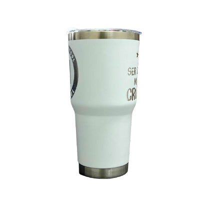 Termo Cruz Azul Blanco 30 Oz