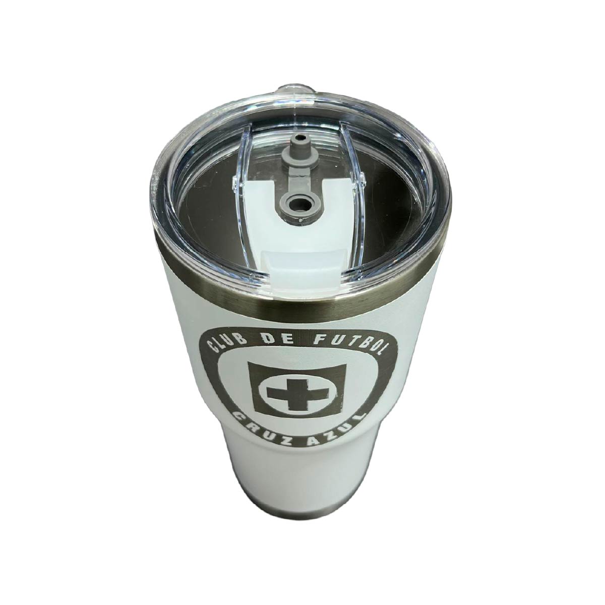 Termo Cruz Azul Blanco 30 Oz