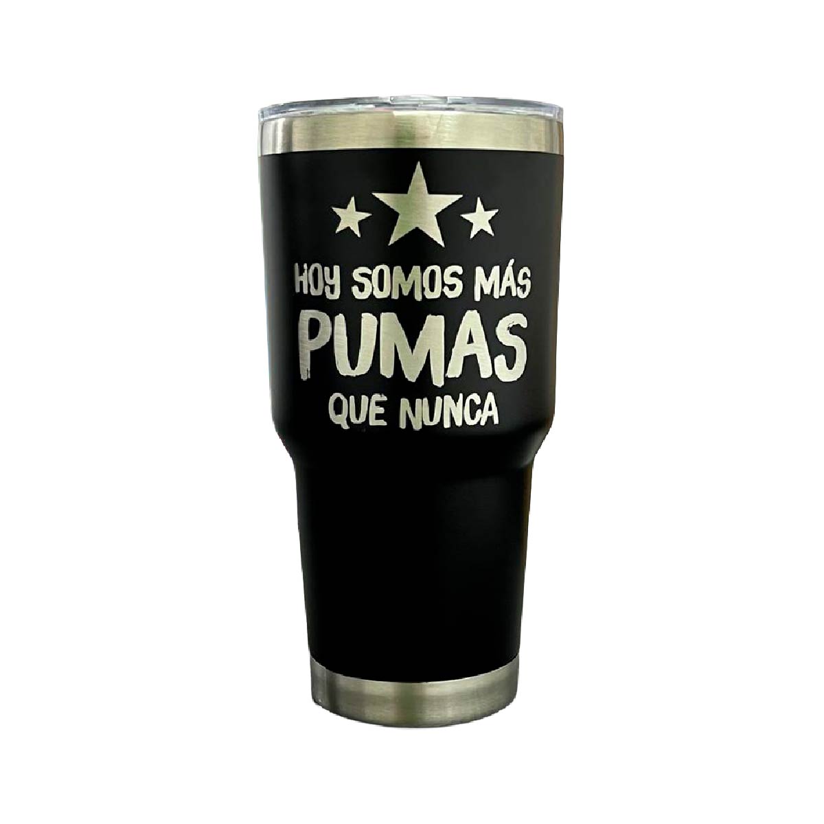 Termo Pumas Negro 30 Oz