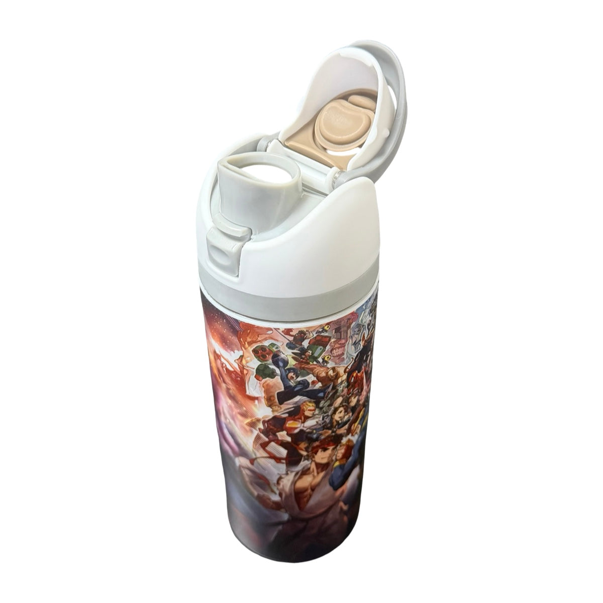 Termo Marvel Vs Capcom Blanco 24 Oz