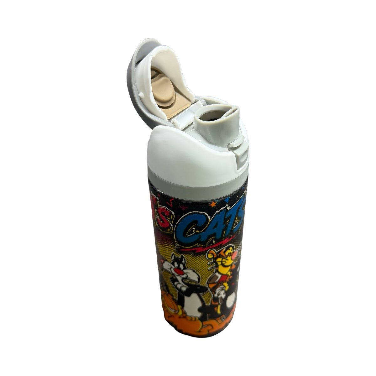 Termo Gatos 90s Blanco 24 Oz