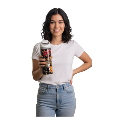 Termo Gatos 90s Blanco 24 Oz