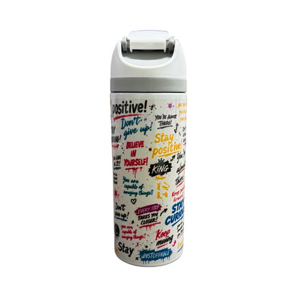 Termo Frases Positivas Blanco 24 Oz