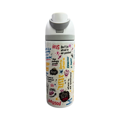 Termo Frases Positivas Blanco 24 Oz
