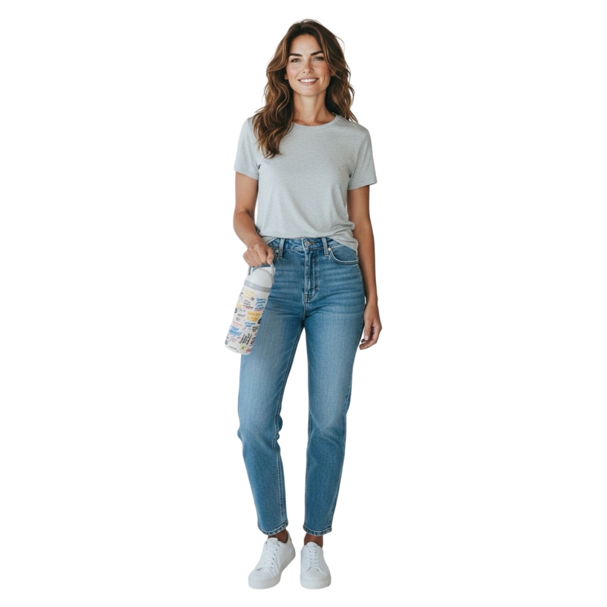 Termo Frases Positivas Blanco 24 Oz