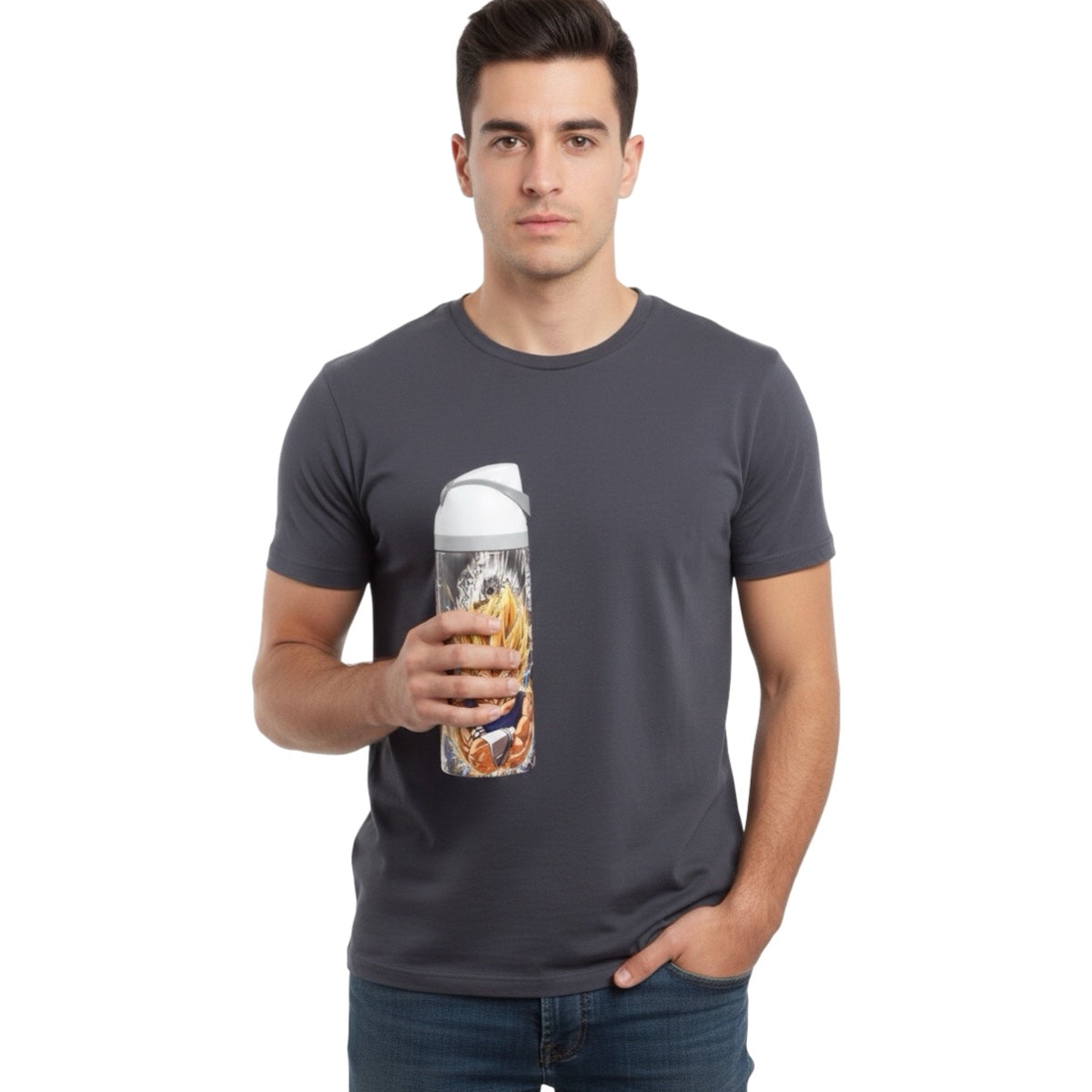 Termo Vegeta Super Saiyajin Blanco 24 Oz