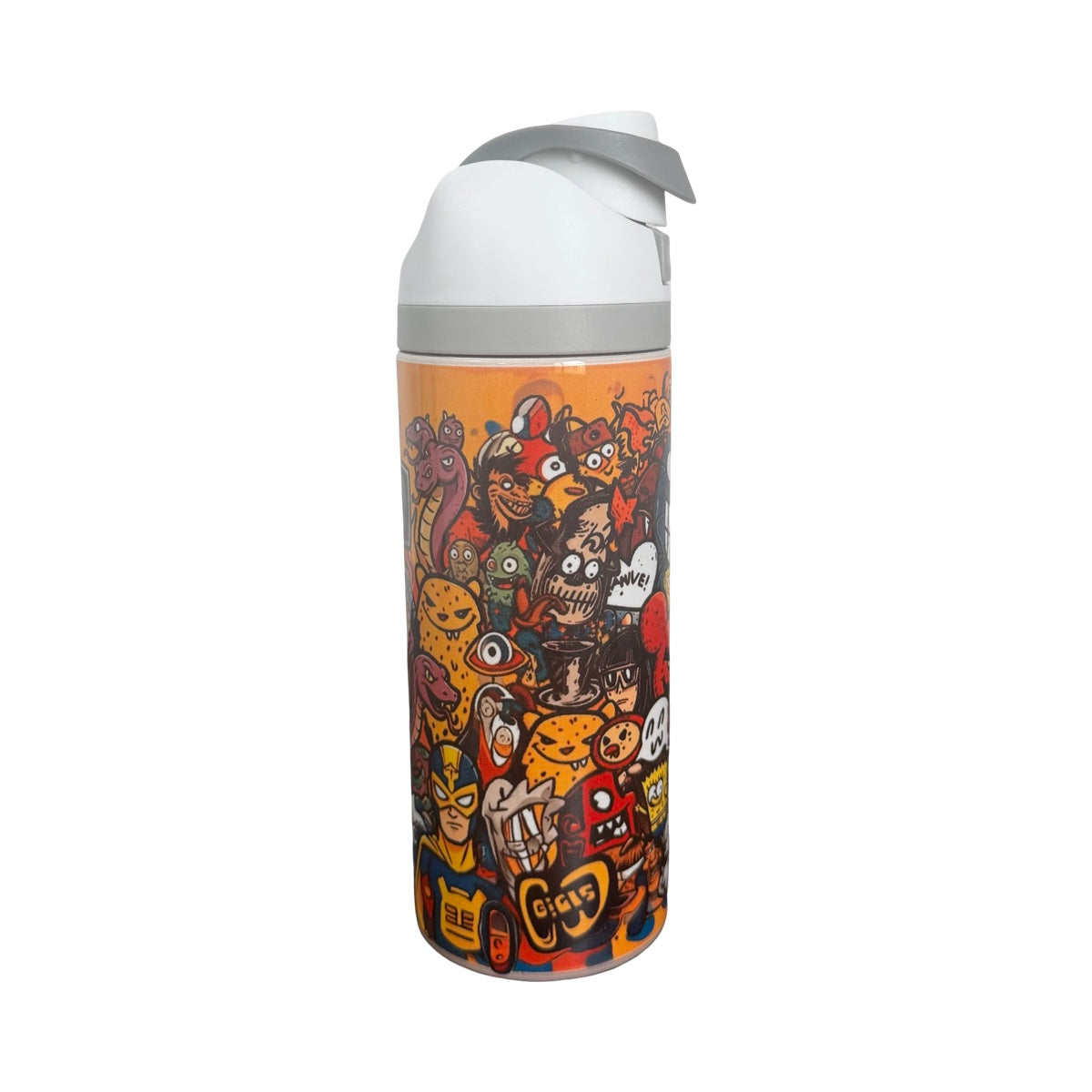 Termo Monstruos Blanco 24 Oz