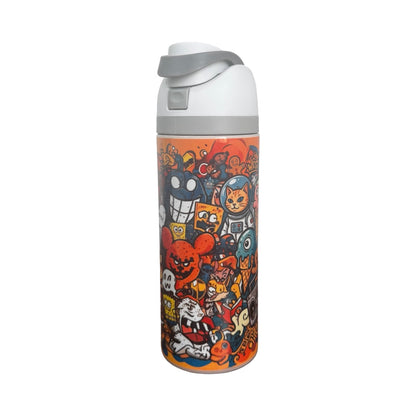 Termo Monstruos Blanco 24 Oz